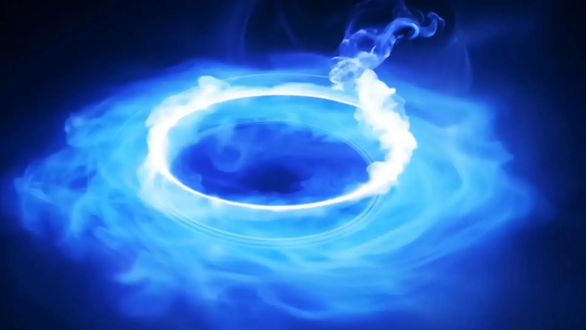 Celestial Blue Portal for Logo Animation Background